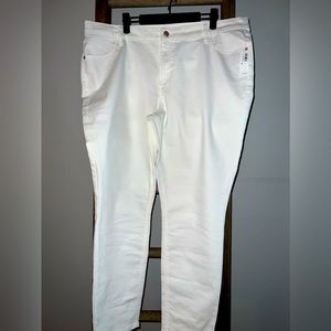 Old Navy Super Skinny White jeans 18